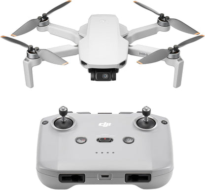 DJI Mini 4K, Drone with 4K UHD Camera for Adults, Under 249 g, 3-Axis Gimbal Stabilization, 10km Video Transmission, Auto Return, Wind Resistance, 1 Battery for 31-Min Max Flight Time, Intelligent